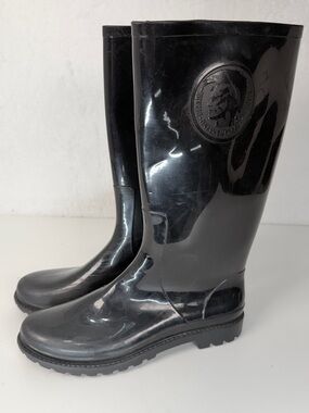 Diesel Only The Brave Black Rain Boots EU 40 US 9 Italy rain-boots size 9